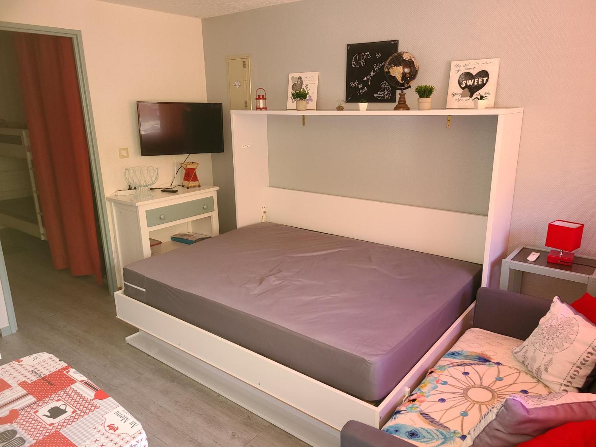 Studio St Lary Village-Vue Montagne. 생라리술랑 외부 사진